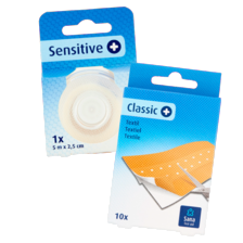 Sana first aid textielpleisters of sensitive tape